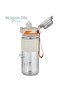 Vagonlife Tkk Tritan Water Bottle with Straw T-1019 600 ml White - 2