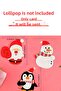 10 Christmas Figured Candy Cards – Penguin, Snowman – New Year Gift Card Set - 2