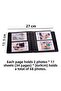 Instax Polaroid Photo Album 6X9 Size 68 Photo Capacity - 3