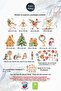 Geese and Cute Animals Double-Sided Printed New Year Themed Glass Wall Door Sticker Set - 4