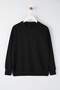 Black Relaxed/Casual Fit Basic Raglan Sleeve Crew Neck Knitted Sweatshirt Twoaw26Sw00030 - 6