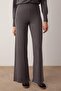 Wardrobe Essentials Antrasit Merserize Görünümlü Triko Hırka-Pantolon Alt-Üst Takım | TWOAW26AU00003 - 3