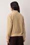 Taş Regular/Normal Kalıp Fermuar Detaylı Dik Yaka Polar Kalın Örme Sweatshirt TWOAW26SW00026 - 4