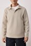 Taş Relaxed Kesim Waffle Dokulu Polo Yaka Sweatshirt TMNAW26SW00058 - 4