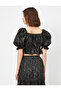 Patterned Crop Blouse - 4