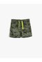 Dinosaur Printed Shorts Cotton with Elastic Waist