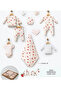 100% Organic Strawberry Printed 10-Piece Boxed Baby Hospital Discharge Set - 6