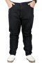 Mode XL Large Size Trousers Gabardine Jogger Nature 22920 Black