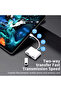 قارئ بطاقات SD/TF 3 في 1 بمنفذ USB-C، أبيض - قطعة واحدة، نقل بيانات عالي السرعة، توصيل وتشغيل لأجهزة iPhone 16 و15 - 3