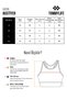 Indigo Back Detailed Slim Fit U-Neck Women's Sports Bustier - 97120 - 7