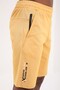 Mustard Single Zipper Pocket Detailed Lace up Standard Size Men's Shorts - 81202 - 5