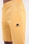 Mustard Single Zipper Pocket Detailed Lace up Standard Size Men's Shorts - 81202 - 6