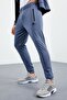 Petrol Mock Neck Zippered Standard Fit Cuffed Men's Tracksuit Set - 85160 - 6