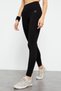 Black High Waist Recovery Slim Fit Women's Tight Leg Leggings - 94011 - 2