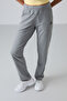 Grey Melange High Waisted Pocketed Comfortable Form Classic Leg Women's Tracksuit Bottom - 94185 - 4