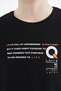 Black Print Detailed O Neck Standard Fit Boys T-Shirt - 11145 - 3