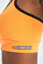 Neon Orange Back Detailed Strappy Slim Fit Women's Bustier - 97254 - 7