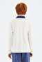 Ecru Polo Neck Boy T-Shirt - 11172 - 7