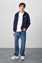 Hector Navy Blue Rose Gold Men's Sweatshirt - 88139