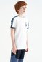 White Shoulder Print Detailed Standard Fit O Neck Boys T-Shirt - 11121 - 7