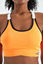 Neon Orange Back Detailed Strappy Slim Fit Women's Bustier - 97254 - 3