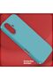 iPhone 16 Liquid Silicone Case with Microfiber Lining(Color Blue Green) - 3