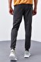 Anthracite Melange Zipper Pocket Slim Fit Classic Leg Men's Sweatpants - 84669 - 7