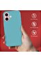 iPhone 16 Liquid Silicone Case with Microfiber Lining(Color Blue Green) - 7