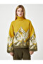 X Şahika Ercümen - Nature-Themed High-Neck Sweater Knitwear - 5