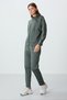 Çağla Hooded Women's Tracksuit Set with Hidden Pocket Detail, Standard Fit - 95306