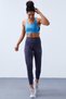 Anthracite High Waist Restorer Slim Fit Narrow Leg Women's Leggings - 94568 - 3