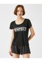 Text Printed T-Shirt - 3