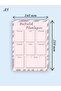 Zebra Patterned A5 Weekly Planner - Notepad and Memo Pad - 3