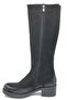 Genuine Leather Orthopedic Women's Riding Boots Black - 4
