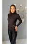 Women's Draped Blouse - 2