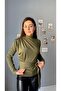 Women's Draped Blouse - 3