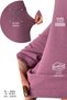 Winter Fleece-Lined High Waist t Shaping / Sculpting Spanish Leg Flare Women's Leggings Trousers Dusty Rose Pink - 3