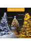 Warm White 50m 500led EU Plug 1PCS Fairy String Lights Christmas Garland Outdoor Decor L - 8