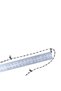 Fabric Vertical Curtain 89 mm Skirt Chain Black - 5