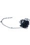 Fabric Vertical Curtain 89 mm Skirt Chain Black - 7
