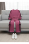 Girl's Bow Detail Two-Piece Tracksuit Set with Stripes on the Sides 2-10 Years (Lori Kids) - 2
