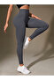 Corded Fabric Summer High-Waist Shaping Leggings - 8