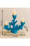Coral Shaped Candle Holder for 3 Candles – Living Room, or Dining Table Decor (Candles not included) - 2