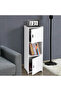 OneDcor Bathroom Tall Cabinet with 2 Doors – Waterproof Freestanding Storage, 22 x 25 x 80 cm - 6