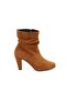 Belen Tan Women's Desacomfort Zippered Heeled Leather Boots - 2
