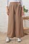 Women's High Waist Pocket Wide Leg Soft Quality Knitted Trousers - 4