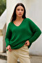 Women's V-Neck Comfortable Fit Knitwear Sweater