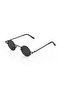 Round Black Unisex Sunglasses Yw-9030b
