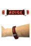 Adige Leather Bracelet Red () - 4