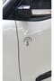 Adygea Flag Foil Sticker Black 8 cm - 4